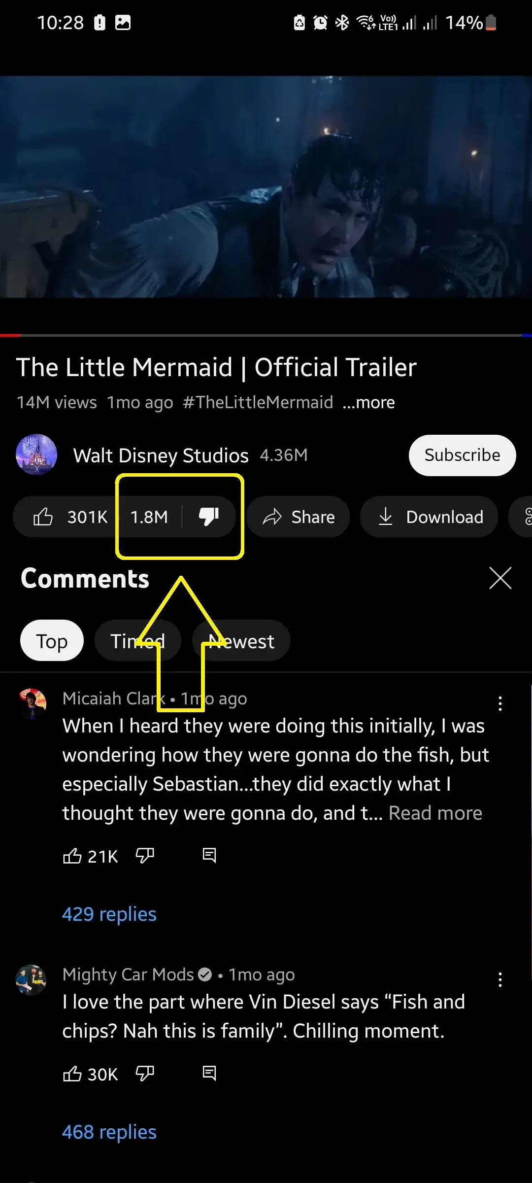 YouTube Dislike Settings Configuration
